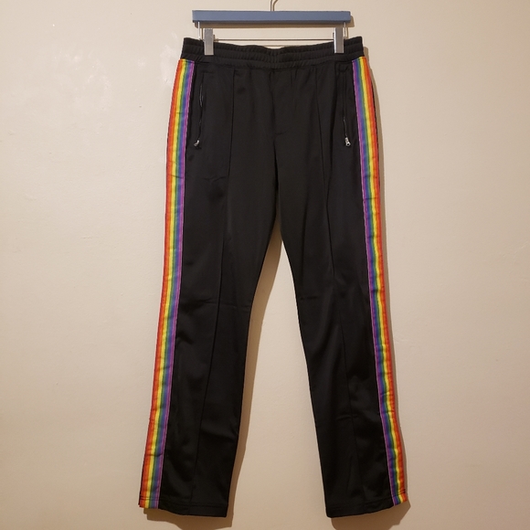 🦋UNISEX H&M X Pride Rainbow Jogger Track Pant - Picture 1 of 5